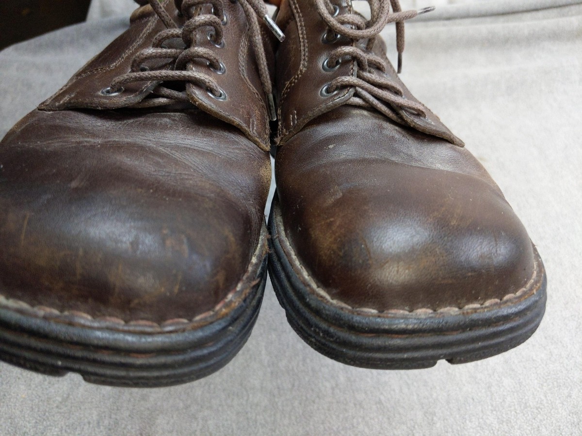 ROCS Shoes Mens Size 9 42.5 Brown Leather Lace Up Casual Comfort APM40054M View 3