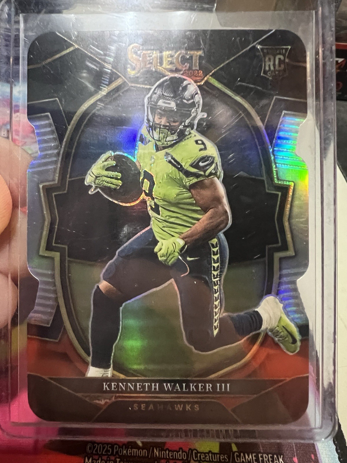 2022 Panini Select Kenneth Walker III RC (Concourse) Red/Black Die-Cut #2