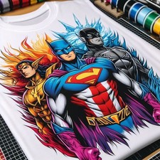 Spiderman DTF Heat Transfer Patch | Iron On T-Shirt Print | Ready to Press