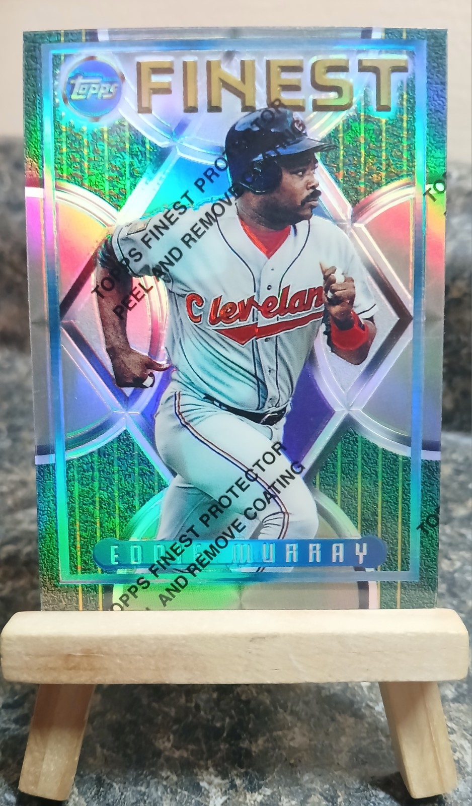 1995 Topps Finest - Eddie Murray #112 Refractor w/Topps Protector ☆MINT☆ Sharp