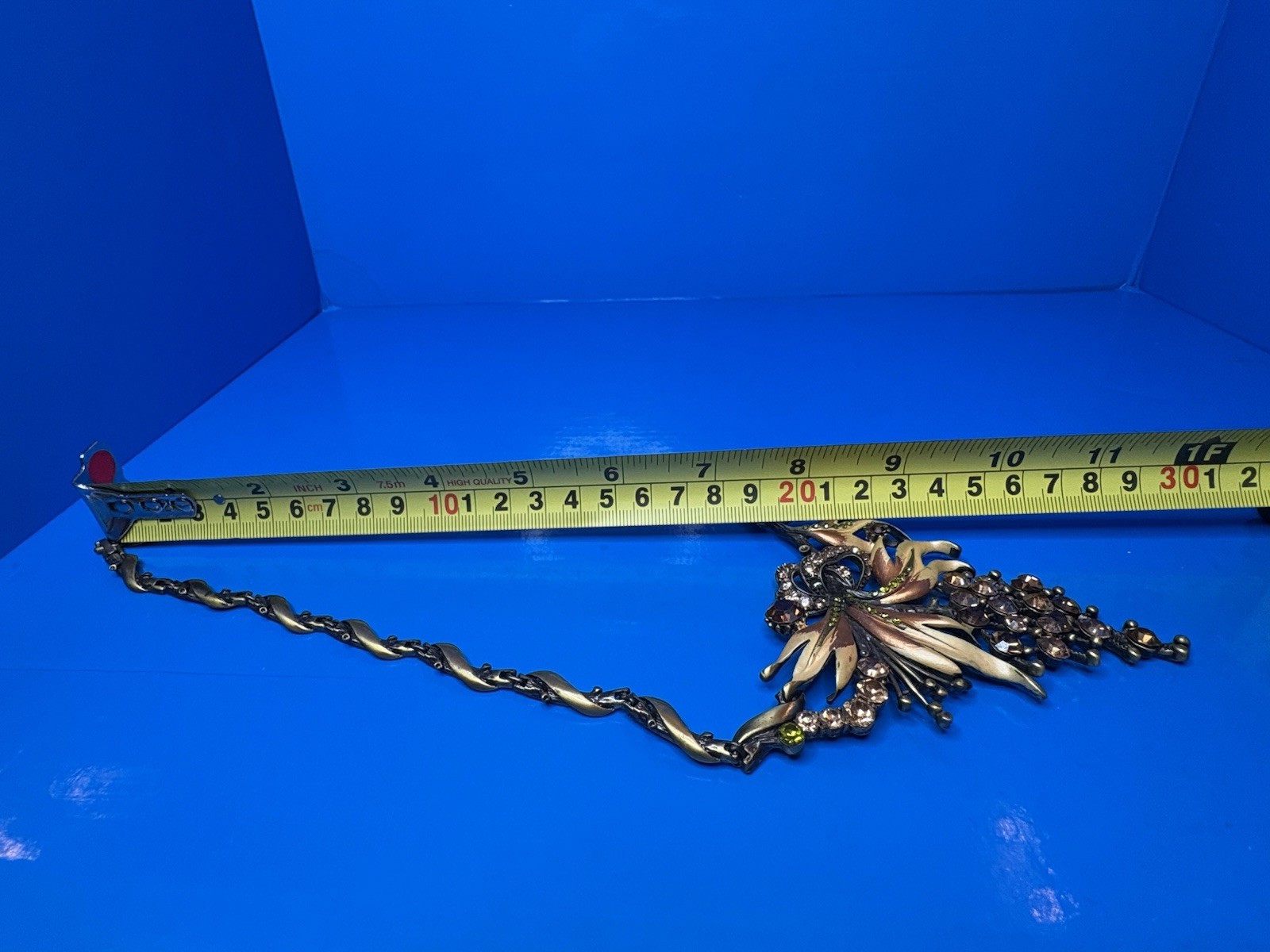 Uniquely Designed Tree Branch Leaves Necklace & P… - image 6