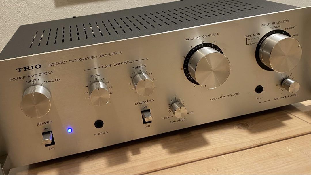 アンプ TRIO KA-4500G Used] TRIO KA-4500G Integrated Amplifier Confirmed Operation