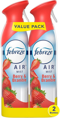 Febreze Air Mist Air Freshener Spray, Berry & Bramble Scent, 8.8Oz, 2 Count