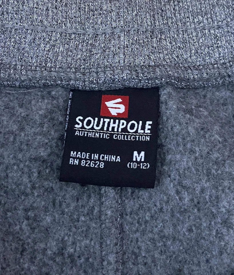 Pantalones deportivos Southpole medianos de vellón para salón bolsillos deportivos Foto 3 de 4