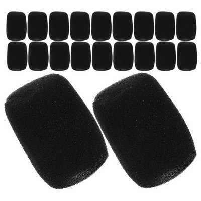  24 Pcs Schwamm-mikrofon-windschutz Handmikrofonabdeckung Schutzhülle Für Studio