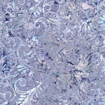 Tonga Batik Fabric | Mountain Meadow Etched Vine Purple Timeless Treasures YARD