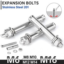 M6 M8 M10 M12 M16 STAINLESS STEEL SHIELD ANCHOR LOOSE BOLTS COMPATIBLE BOLT TYPE