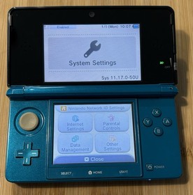 Nintendo 3DS LIGHT BLUE Handheld System Tested!!!