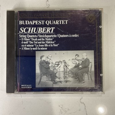 Budapest Quartet Schubert String Quartets Classical CD