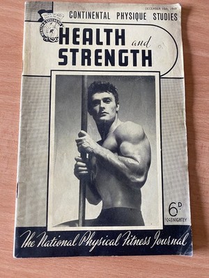 HEALTH & STRENGTH MAGAZINE DECEMBER 1949 BODYBUILDING MUSCLE - LOT 91