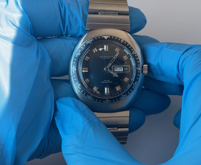 Vintage Caravelle Jet Seconds Diver Super Automatic watch Ref. 745