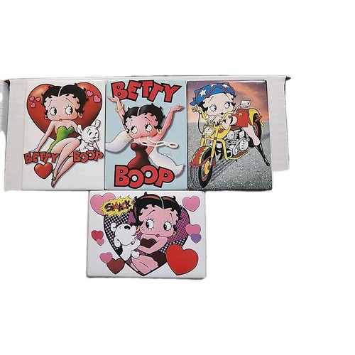 Lot of (4) Vintage Betty Boop Magnets At A Boy Inc King Features Syndicate
