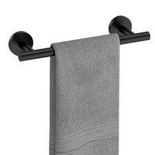 Matte Black Hand Towel Bar, 9-inch Towel Racks For Bathroom