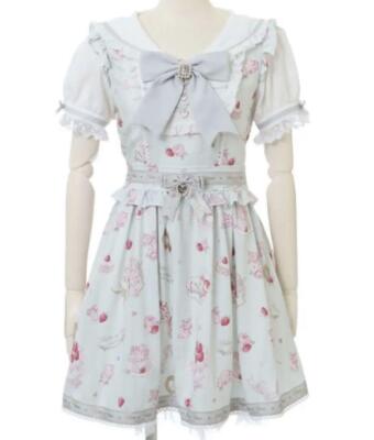 LIZLISA リズリサ Salon de Fraise柄 ミントグリーン Liz Lisa Salon De Fraise Pattern Dress Mint Green | eBay
