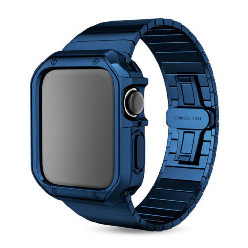 Metal Watch Band Strap With Soft Case For Apple Watch Series 8 7 6 5 4 3 2 SE 49 - Picture 20 of 32