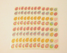 Mrs. Grossman's Stickers Lot of 10 Strips Easter Eggs Small 2009 Scrapbooking