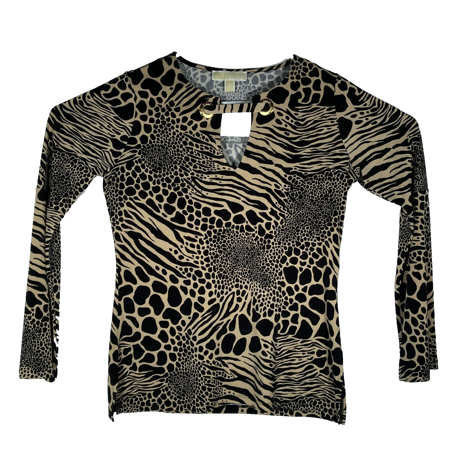 Michael Kors Leopard Printed Lightweight Blouse B… - image 1
