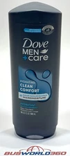 DOVE MEN +CARE - CLEAN COMFORT Hydrating Body+Face WASH Micromoisture - NEW 18oz