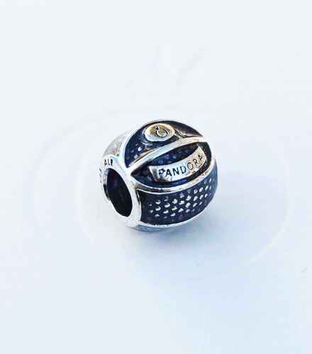 Genuine Pandora Charm "Basketball"  791201EN44 - retired - Picture 1 of 2