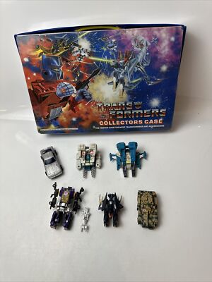 Vintage Transformers G1 Collector Case Full of 80 s Vintage Transformer Figures