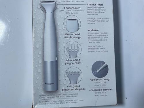 New Panasonic ShaverBikini Hair Removal Waterproof Silver ES-WV60 body shaver - Picture 6 of 6