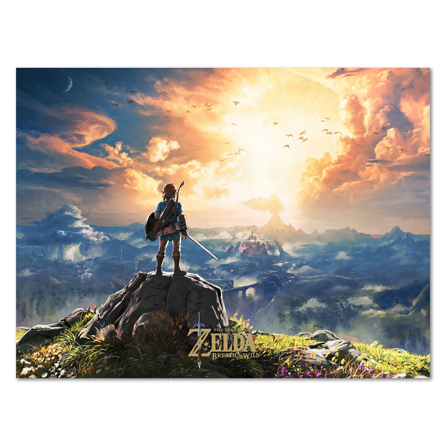 Loz Botw Totk Link Zelda Poster Art Print 11 X 17 