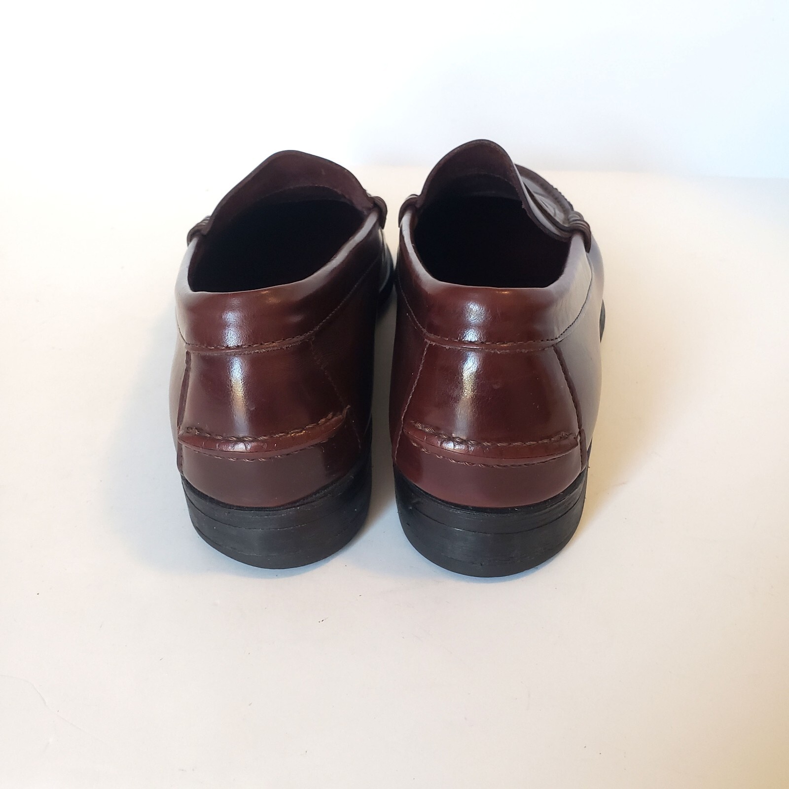 Pacco Amazonas Penny Loafers Brown Leather Slip On S… Gem