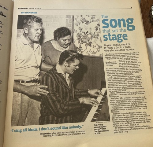 USA Today Special Edition Elvis The 60th Anniversary Of His First Recording 2013 - Picture 5 of 6