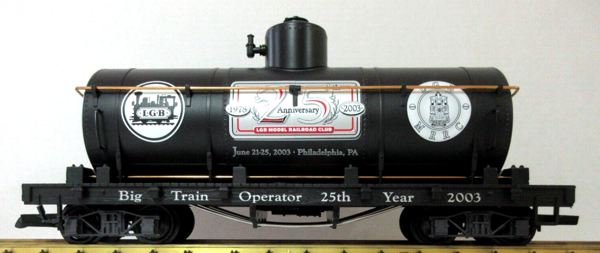 LGB 43805 BLACK 25th Anniversary Tank Car | eBay