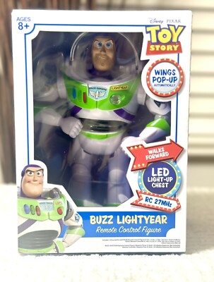 Disney Pixar Toy Story Buzz Lightyear Remote Control RC Figure NEW IN BOX!