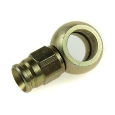 Motamec Brake Fitting Short Banjo 7/16 Bolt > -3 AN Teflon Hose Aeroquip