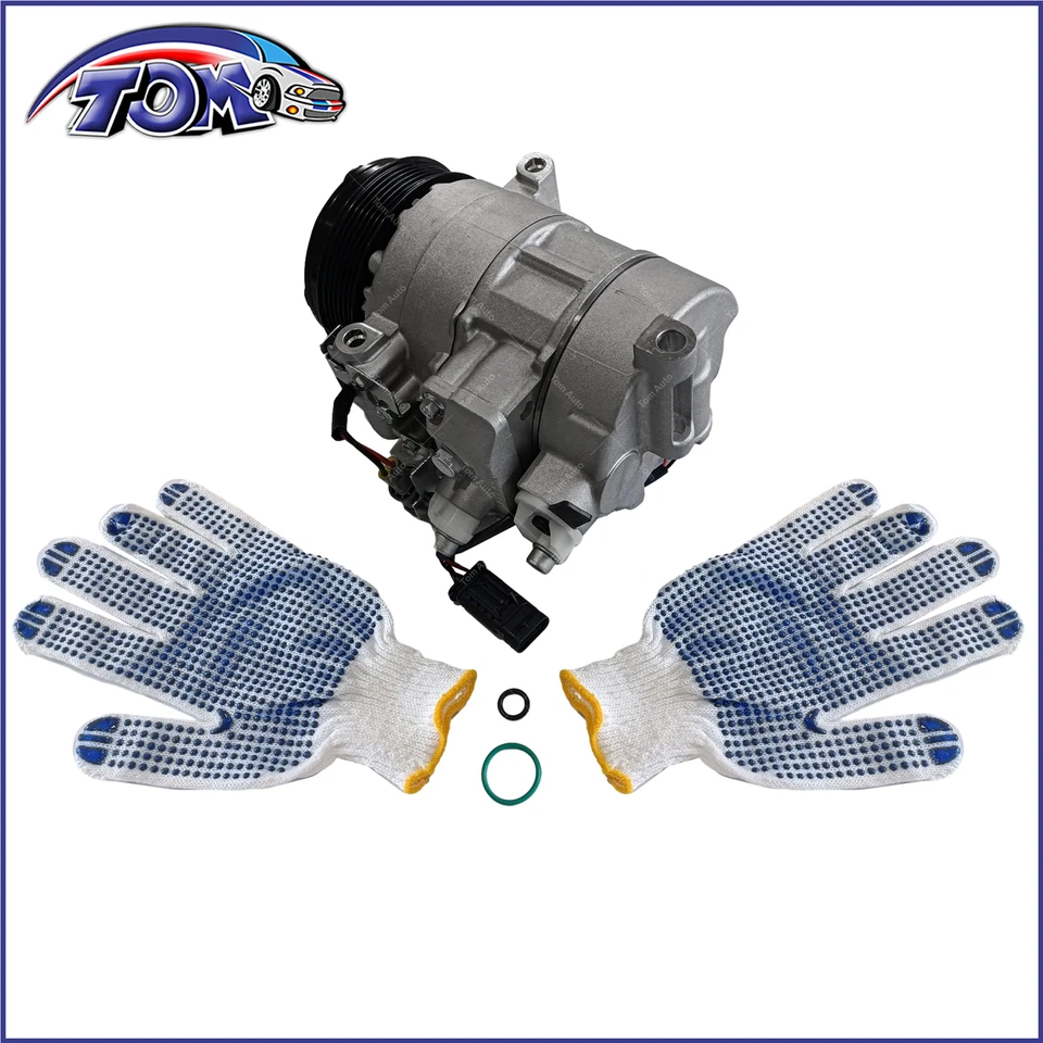 A/C Compressor w/6SBU16C Style&6-Groove Pulley for Mercedes-Benz C250 C300 12-15 - Image 3 of 4