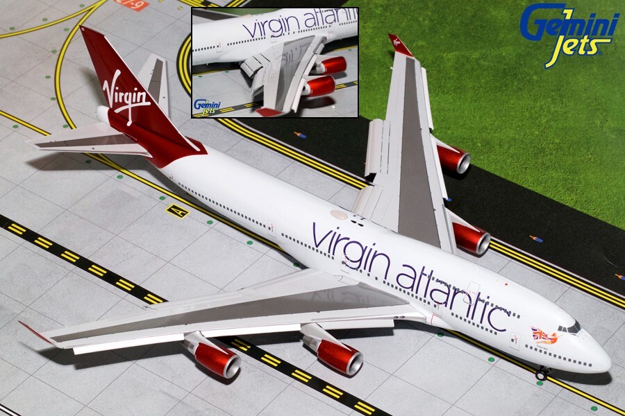 Gemini 1/200 Virgin Atlantic Boeing 747-400 Flaps Down