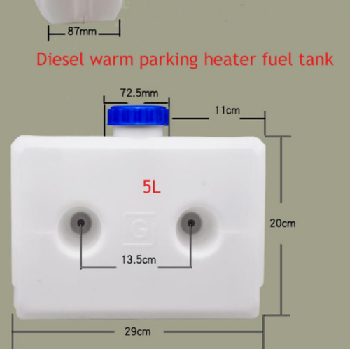 1x Air Parking Heater Diesel Fuel Tank Diesel Heater Oil Tank 5/9/10/15 Liters - Foto 2 di 13