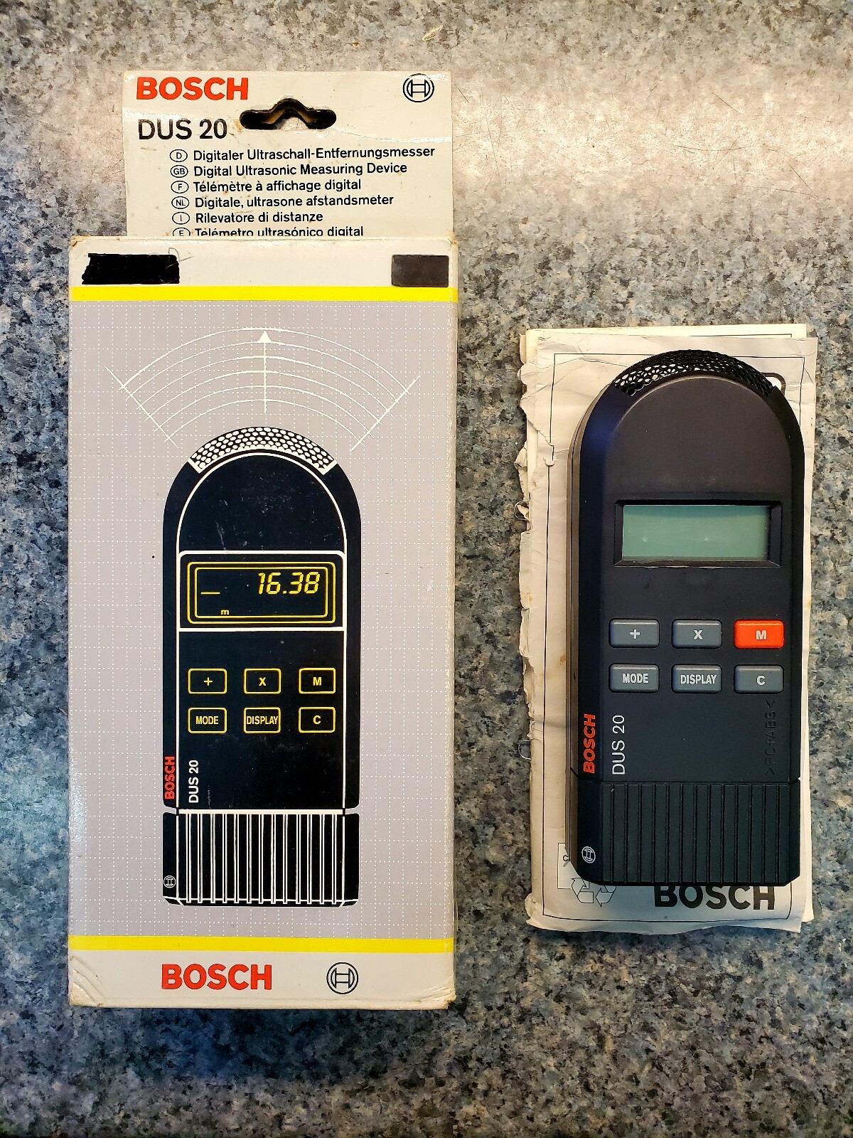 "Bosch" DUS 20 Digital Ultrasonic Measuring Device. Pre owned | eBay