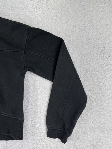 The North Face Sweater Girls Extra Large Black Crop Long Sleeve Crew Neck - Picture 2 of 15
