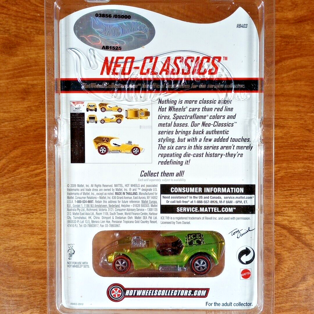 Hot Wheels RLC Neo-Classics Ice T 3856/5000 Yellow Series 9