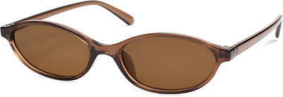 Gafas de sol ovaladas de ojo de gato para mujer, gafas de sol estrechas y modern