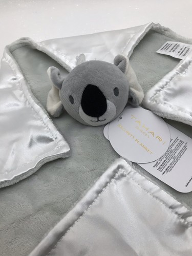 Tahari Baby Lovey Nunu Security Blanket Rattle Soft Koala Bear Plush Toy Unisex - Picture 3 of 11
