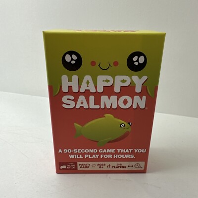 Happy Salmon Card Party Game New A Game By Exploding Kittens