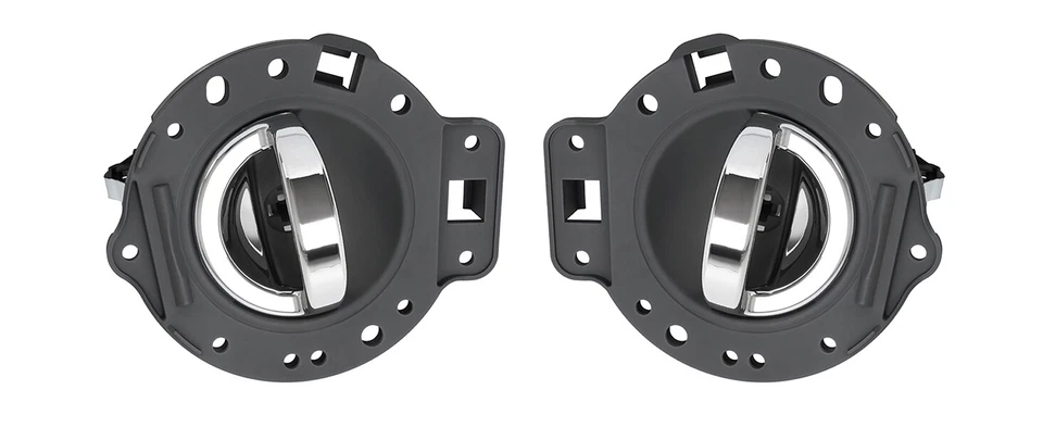 For Jeep Commander 2006-2010 Gray & Chrome Inside Inner Door Handle 2PCS Foto 4 de 4