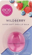 4 Pack of EOS Organic WILDBERRY Lip Balm 100% Natural Shea Butter New, Sealed