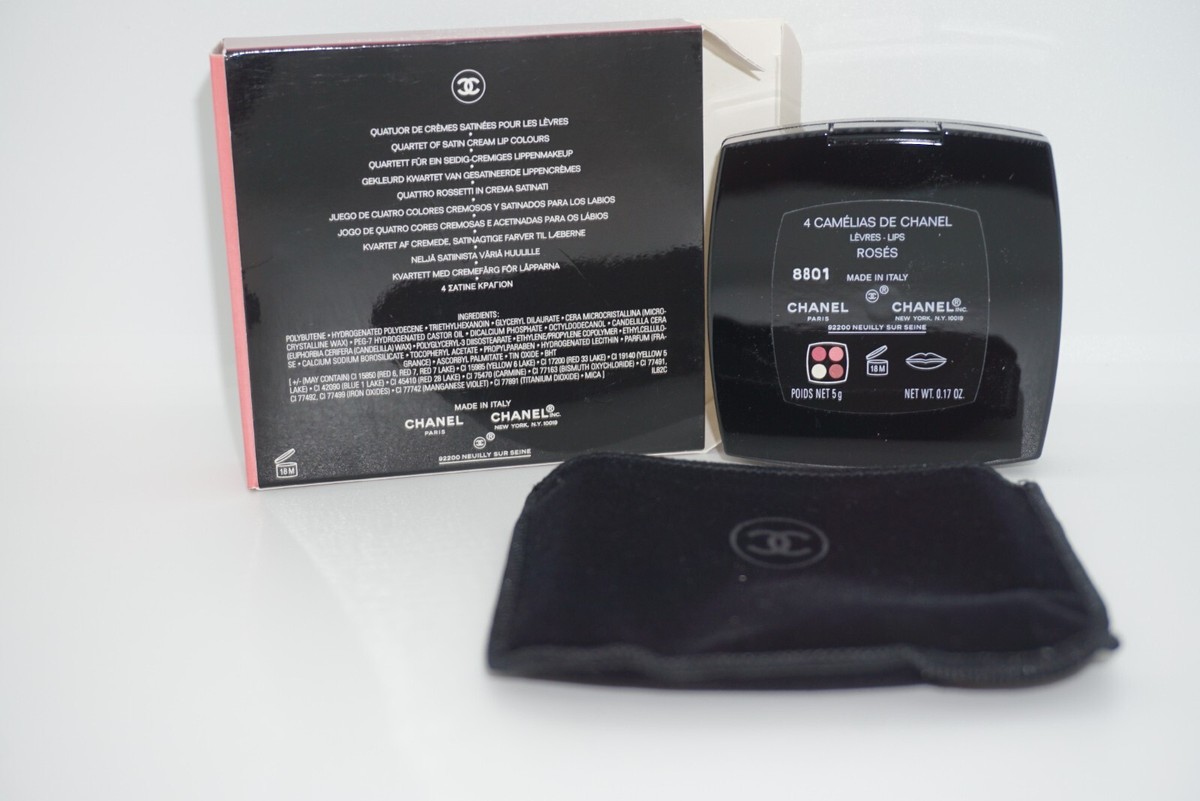 Chanel 4 Camelias de Chanel Lip Palette ~ Roses ~ NIB | eBay