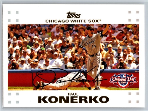2007 Topps Opening Day Paul Konerko Chicago White Sox #12 - 第 1/2 張圖片