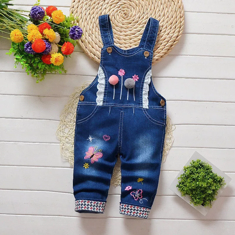 Baby denim sales jumpsuit