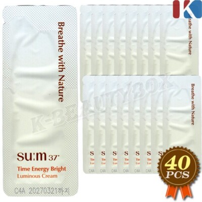 SU: M37 Time Energy Bright Luminous Cream 40 Stück Brightening Cream Whitenin...