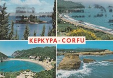 KEPKYPA ~ CORFU ~ VARIOUS VIEWS ~ USED ~ POSTED