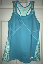 New MOVING COMFORT 300448 Distance Tank C/D Sports Bra Top L 36C 36D 38C