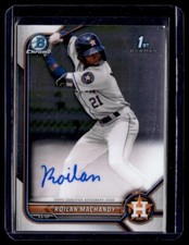 2022 Bowman Chrome Prospect Autograph Roilan Machandy Auto Houston Astros