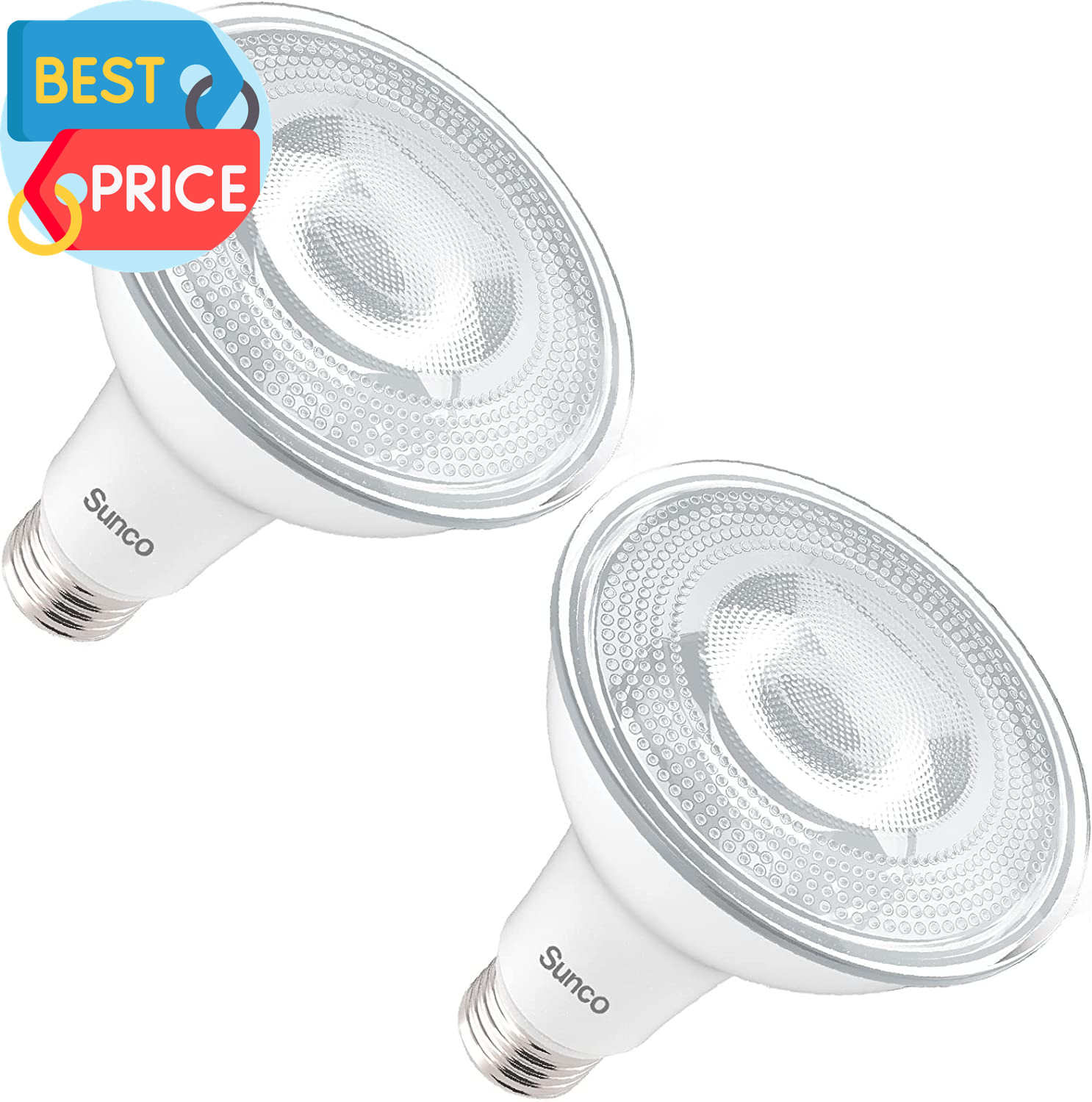 Sunco Dusk to Dawn Light Bulbs Flood Light Outdoor PAR30 LED, Photocell Sensor,